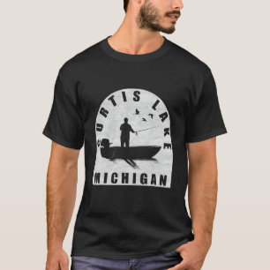 Curtis Lake Fishing Michigan T-Shirt