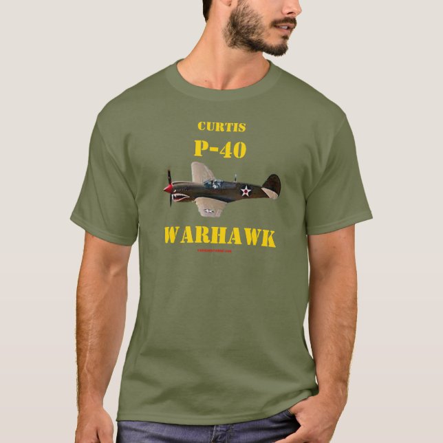 CURTIS P-40 WARAWK T-Shirt (Front)