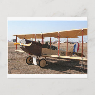 Curtiss Jenny Biplane Aircraft Postcard