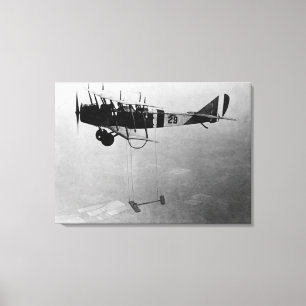 Curtiss JN-4 Jenny Aircraft With Model Wing Canvas Print