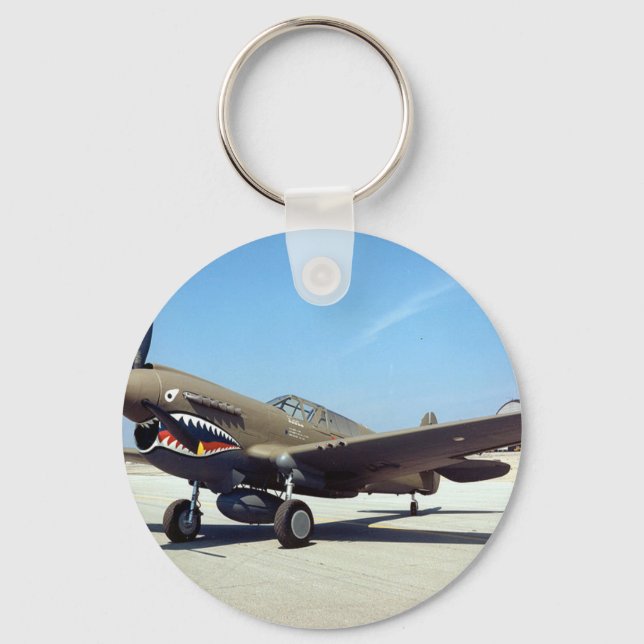 curtiss P-40 tomahawk Key Ring (Front)