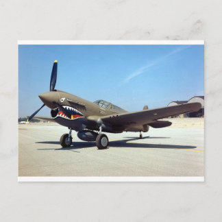 curtiss P-40 tomahawk Postcard