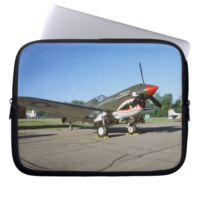 Curtiss P-40 Warhawk, at Minnesota CAF Air Show Laptop Sleeve (Front)