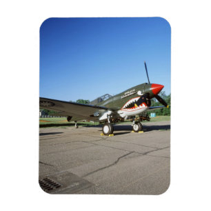 Curtiss P-40 Warhawk, at Minnesota CAF Air Show Magnet