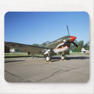Curtiss P-40 Warhawk, at Minnesota CAF Air Show Mouse Mat