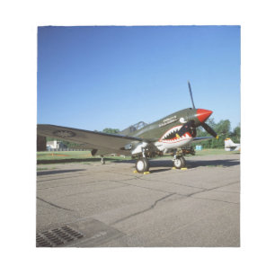 Curtiss P-40 Warhawk, at Minnesota CAF Air Show Notepad