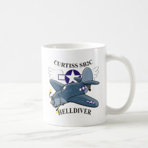 curtiss sb2c helldiver coffee mug