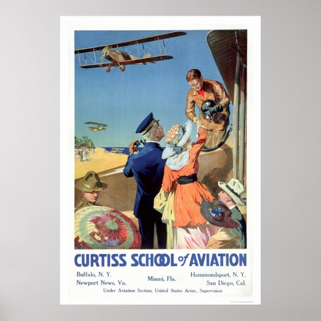 Curtiss School of Aviation (US02053) Poster (Front)