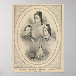 Curtiss & Todd family portraits Poster