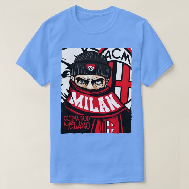 Curva sud milano 7 T-Shirt (Design Front)