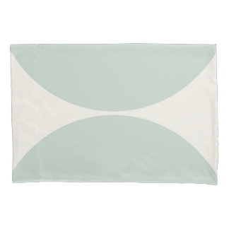Curvature Minimalism - Sage Green Pillowcase