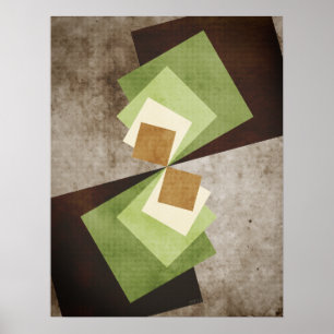 Curvature of A Square Poster