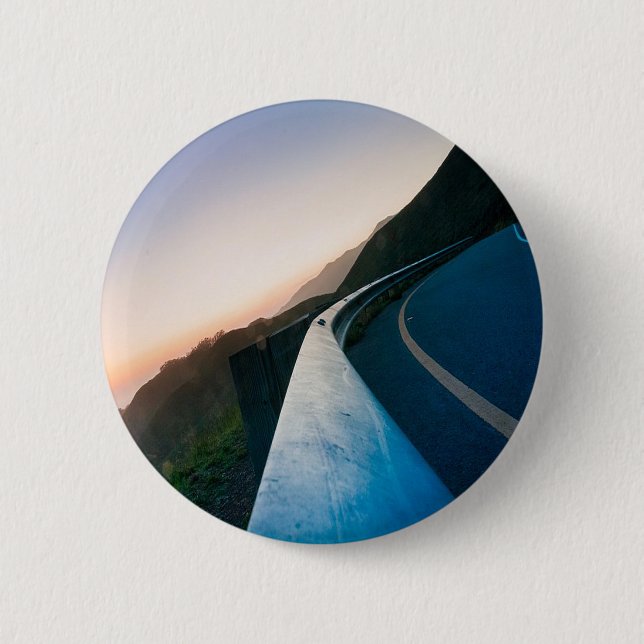 Curve in the Road 6 Cm Round Badge (Front)