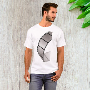 Curved Blank Film Strip T-Shirt