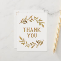 Curved Branches | Gold Thank You