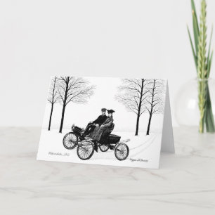 Curved Dash Olds Note Card