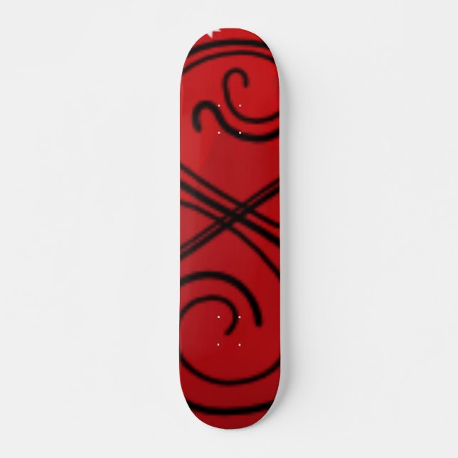 Curved Line Skateboard (Front)