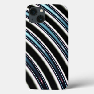 Curved Lines Close Up Of A Fractal iPhone 13 Case