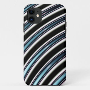 Curved Lines Close Up Of A Fractal iPhone 11 Case
