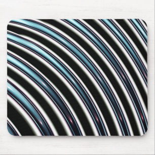 Curved Lines Close Up Of A Fractal Mouse Mat