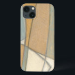 Curved Lines & Muted Earth Tones iPhone 13 Case<br><div class="desc">This amazing print by Norman Wyatt shows a number of geometric shapes created by smooth curved lines and colored by muted earth tones. A stylish piece that would look great on a number of products. Order yours now!</div>