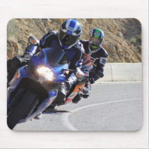 curved motorcycle mouse mat