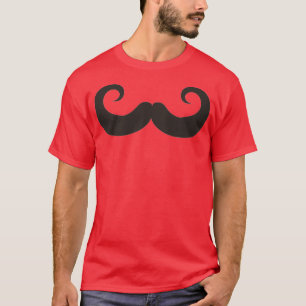 Curved Moustache T-Shirt