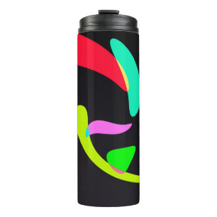 Curved shapes thermal tumbler