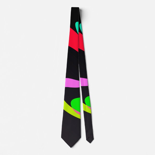 Curved shapes tie (Front)