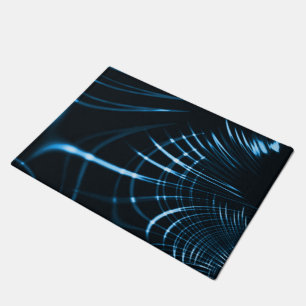 Curved sharp claws or thorns of royal blue doormat