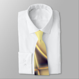 Curved smooth golden lines over burnt beige tie