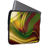 Curved spiral in polished and inflated sepia green