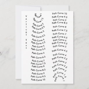 Curved Text Template - Designer Reference