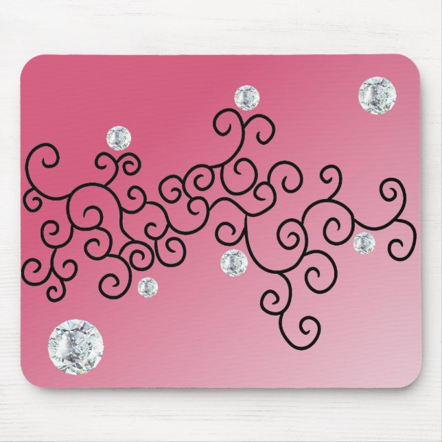 CURVES & DIAMONDS MOUSE MAT (Front)