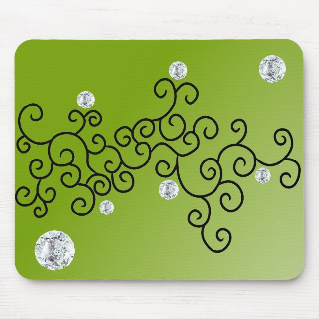 CURVES & DIAMONDS MOUSE MAT (Front)