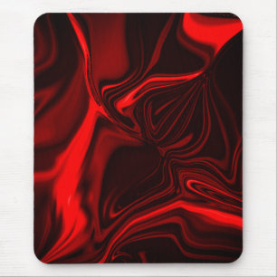 Curves or undulations red, over dark fund mouse mat