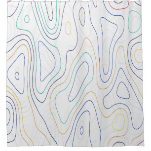Curves Shower Curtain