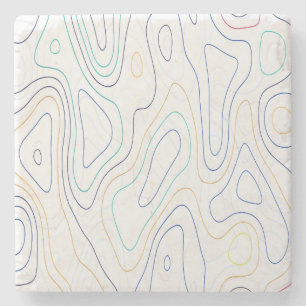 Curves Stone Coaster