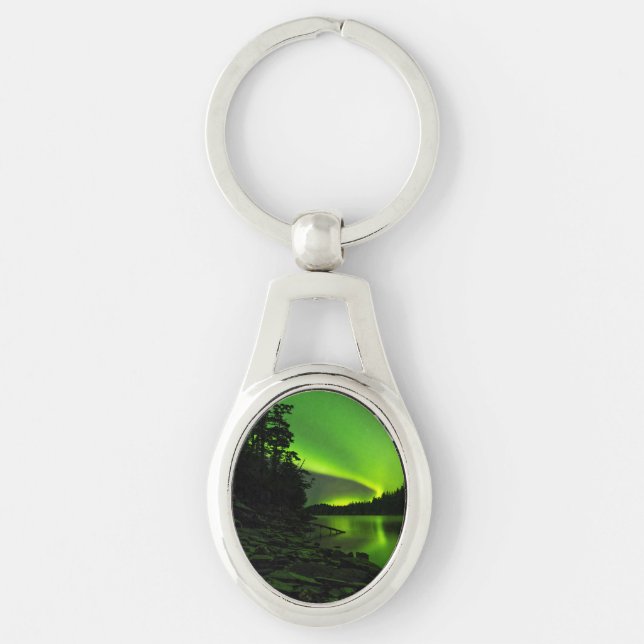 Curving Aurora Key Ring (Front)