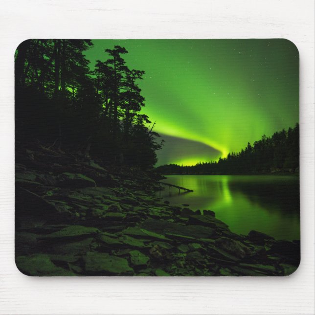 Curving Aurora Mouse Mat (Front)