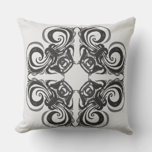 Curvy Graphite Retro Cushion