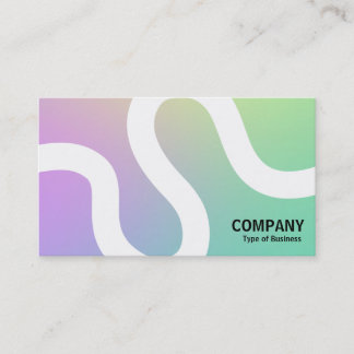 Curvy Line 02a - Soft Gradients Business Card