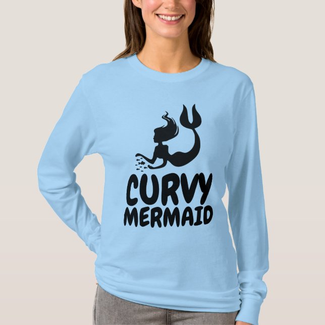 CURVY MERMAID Summer T-Shirts (Front)