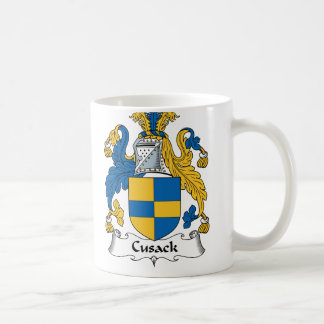 Cusack Family Crest Coffee Mug