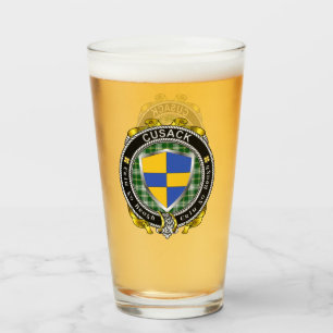 Cusack Irish Shield Beer Glass