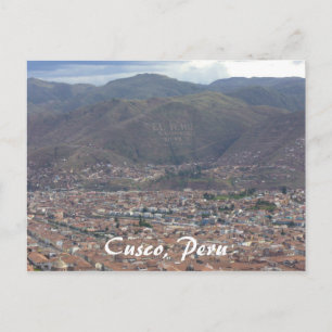 cusco city postcard