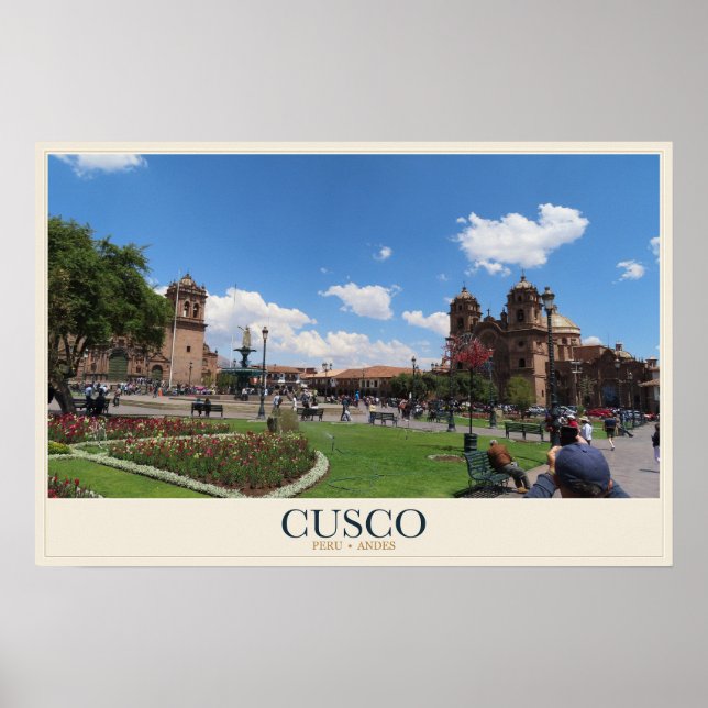 Cusco in the Andean Light Poster (Front)