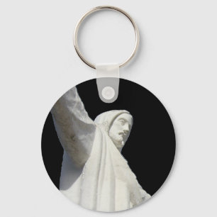 cusco jesus black key ring