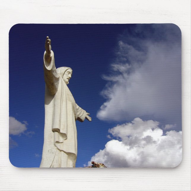 cusco jesus mouse mat (Front)