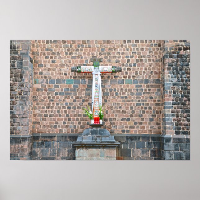Cusco, Peru, Cross Poster (Front)